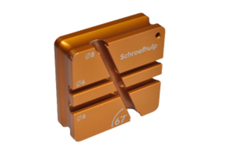 Packshot van de BEWI IsoBouw schroefhulp