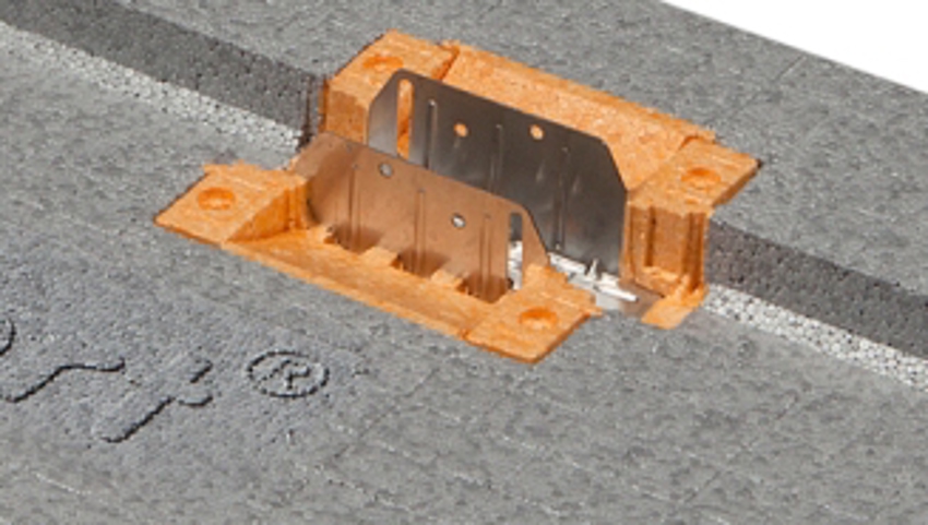 Productfoto van SlimFort en ingezoomd op de geïntegreerde metalen beugels.