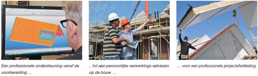 Projectbegeleiding in 3 foto's; professionele ondersteuning, verwerkingsadvies en projectafwikkeling.