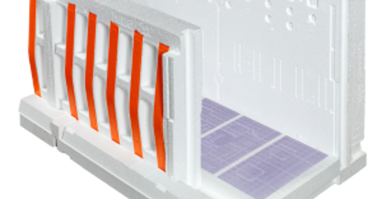 Packshot van PowerKist Duo vorstrandbekisting voor fundering op staal. 