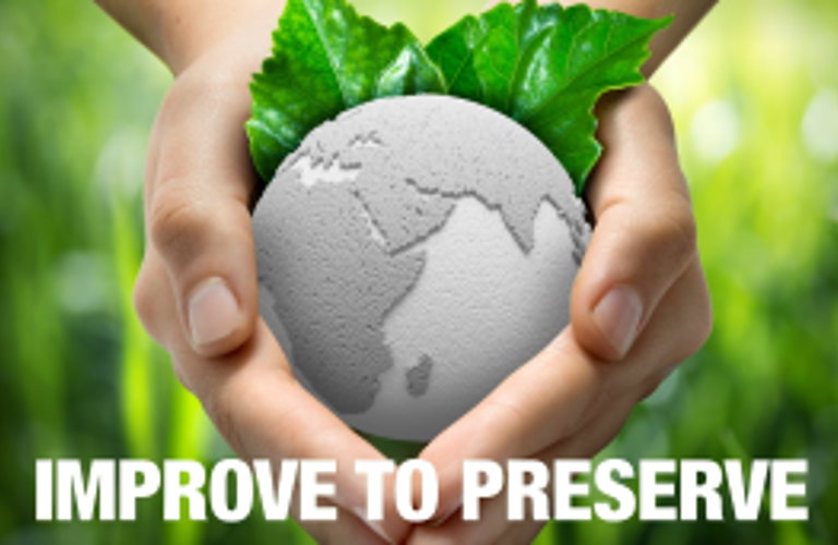 Illustratie van 2 handen die een wereldbol vasthouden die gemaakt is van witte en grijze EPS. 