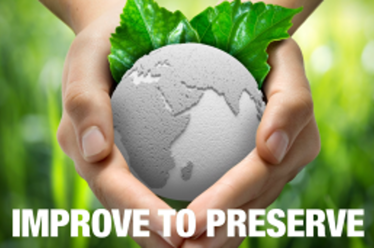 Illustratie van 2 handen die een wereldbol vasthouden die gemaakt is van witte en grijze EPS. 