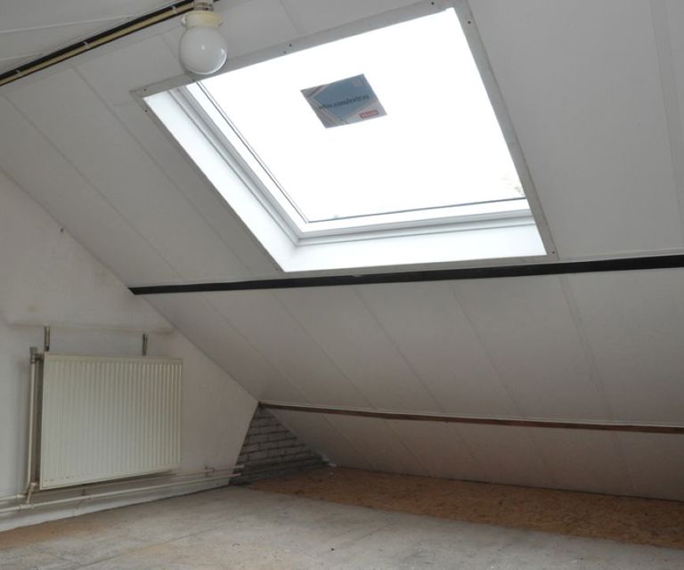 Projectfoto van het eindresultaat van SlimFix Deco zolderisolatieplaten.