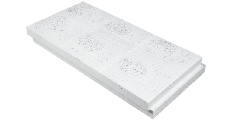 Packshot van de Eco vloerplaat met gerecyclede content.