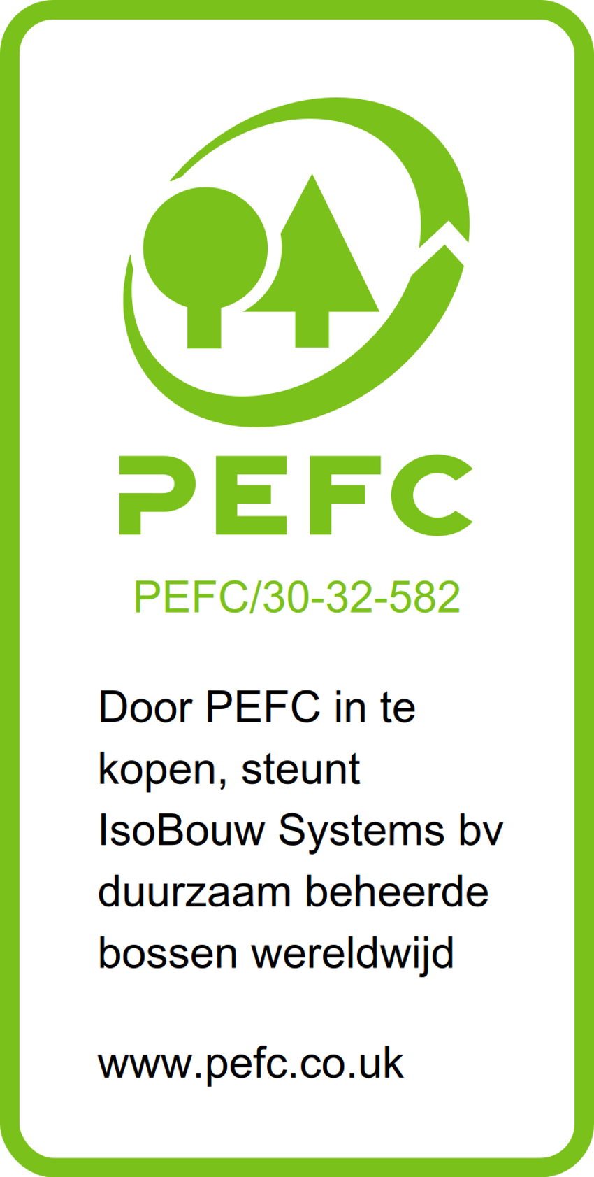 Logo van PEFC keurmerk