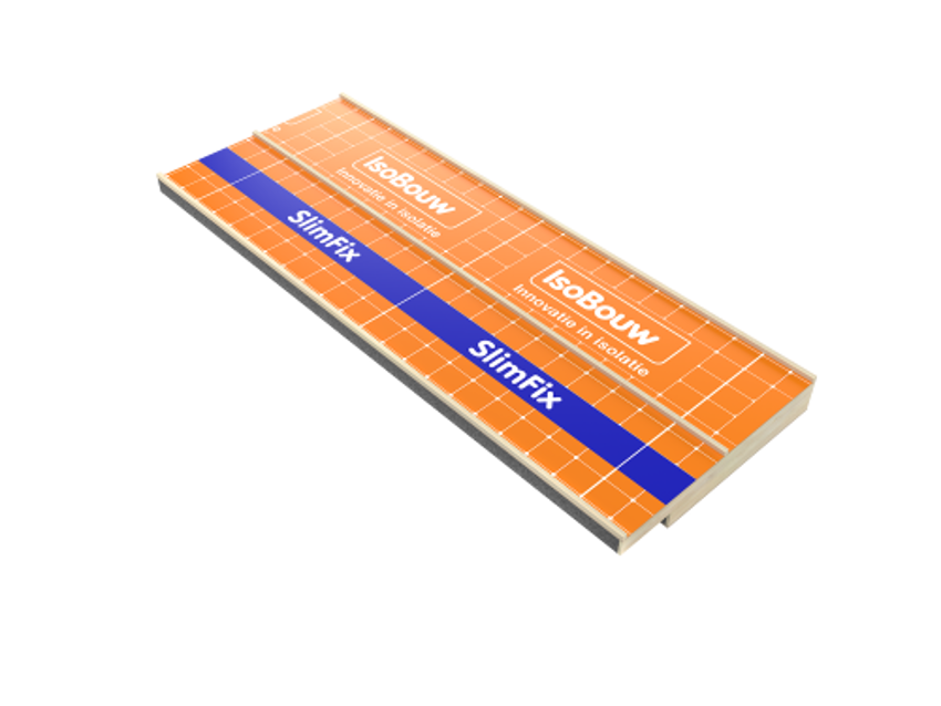 Packshot van een SlimFix XT dakelement met een kopgevel-muursparing.