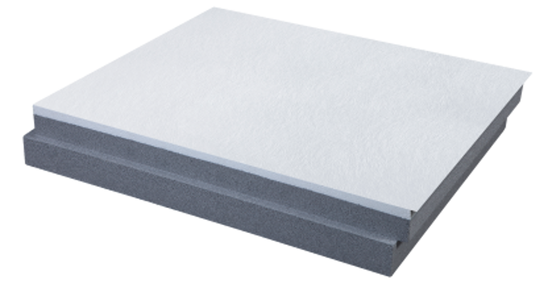 Packshot van PowerTop Protect plat dak isolatieplaat met 2 densiteiten. 