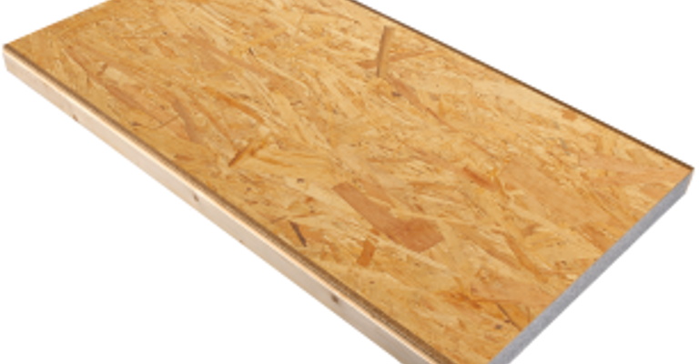 Packshot van een SlimFix Riet sandwichpaneel 