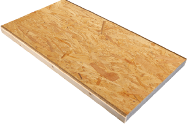 Packshot van een SlimFix Riet sandwichpaneel 