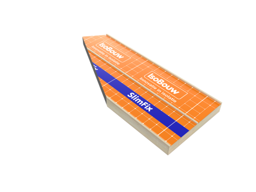 Packshot van een SlimFix XT dakelement op maat voor plaatsing op hoek- en kilkepers.